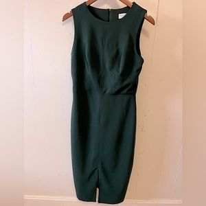 Bisou Bisou Women’s Classic Dark Green Dress (size-6)